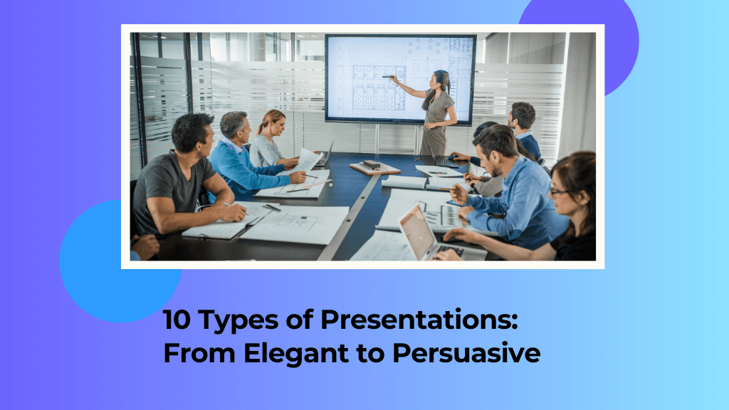 types of company presentation